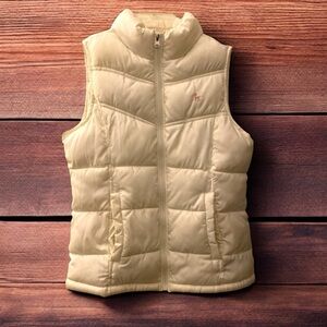 Warm Off-White Puffer Vest